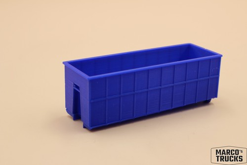 Abrollmulde druck blau - abrollmulde, 3d-druck