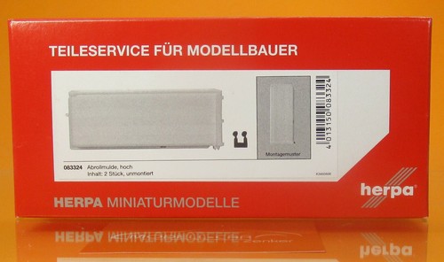 Herpa 083324 abrollmulden - herpa,