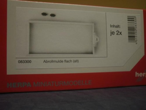 Herpa zurüstteil abrollmulde - zurüstteil,